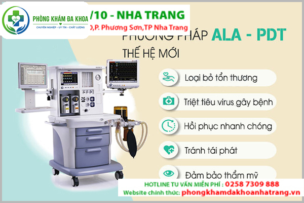 Hỗ trợ hỗ trợ điều trị sùi mào gà bằng phương pháp ALA - PDT hiệu quả, an toàn