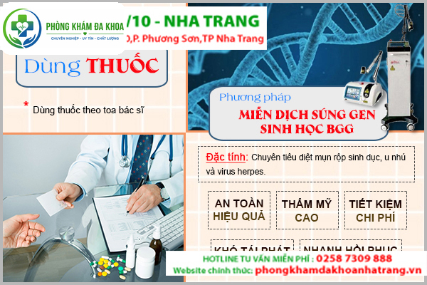 Biện pháp hỗ trợ hỗ trợ điều trị mụn rộp sinh dục chuẩn xác