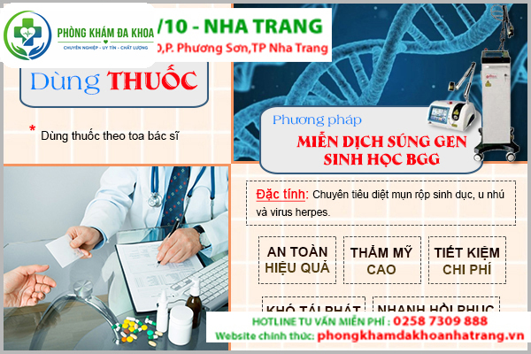 phương pháp hỗ trợ chữa mụn rộp sinh dục