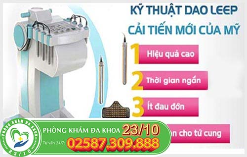 hỗ trợ điều trị polyp cổ tử cung bằng công nghệ Dao Leep